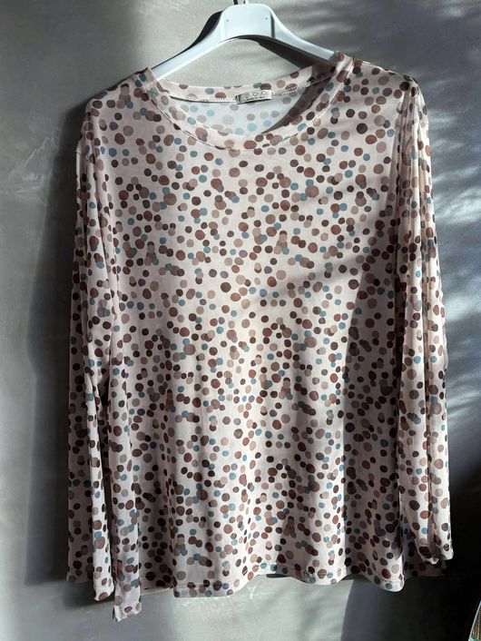 Bobby Mesh Layering Top Terrazzo Spot Stone